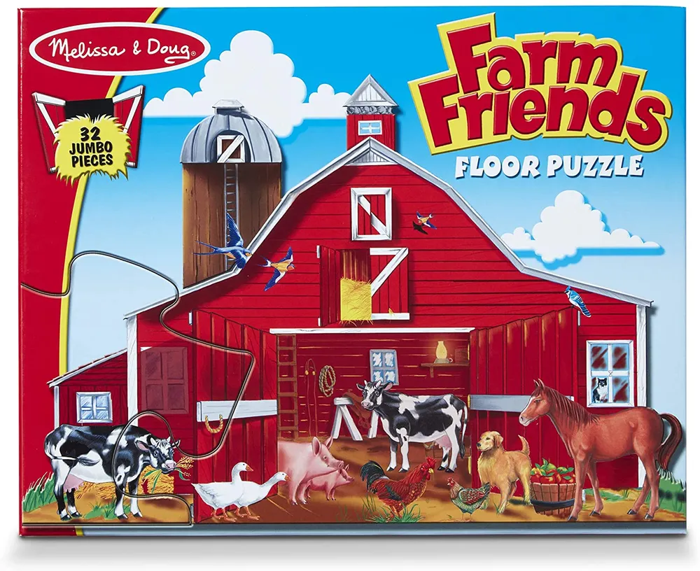 Melissa & Doug - Farm Friends Floor Puzzle