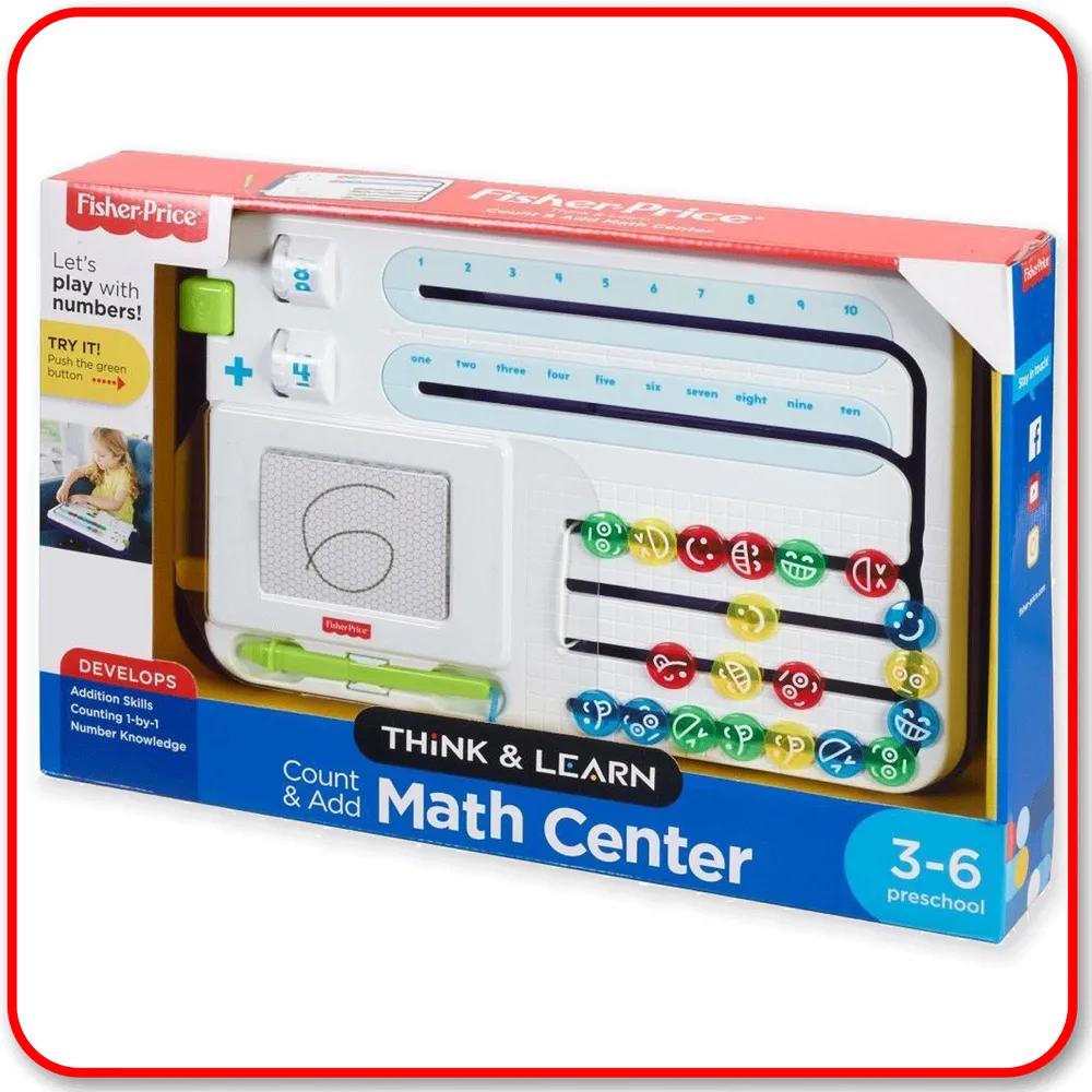 FISHER PRICE - Laugh N Learn Count & Add Math Center