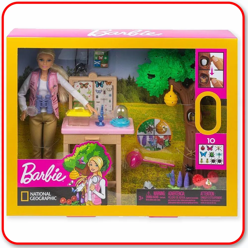 Barbie - National Geographic Entomologist Playset