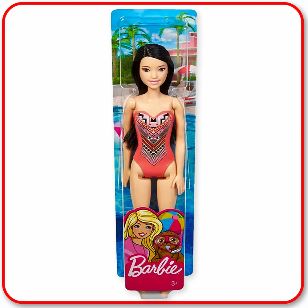 Mattel Barbie - Brunette, Wearing Swimsuit