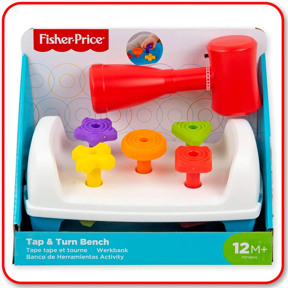 FISHER PRICE - Tap & Turn Bench