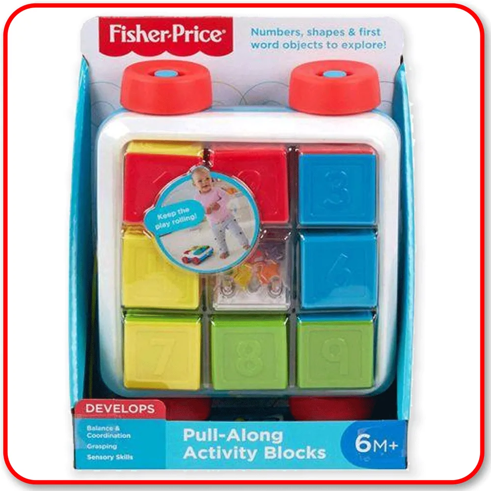 FISHER PRICE - Pull-Along Activity Blocks