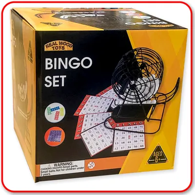 Bingo Set - Metal Cage