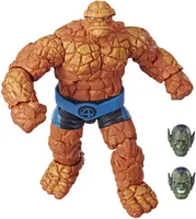 Marvel Legends Series Fantastic Four 6-inch Collectible Action Figure Marvel’s Thing Toy, Premium Design, 1 Accessory 2 Build-A-Figure Parts