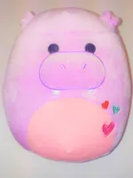 Squishmallows - 7" Violet Hippo (Valentine's Edition)