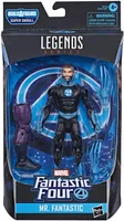Marvel Legends Series Fantastic Four 6-Inch Collectible Action Figure Mr. Fantastic Toy, Premium Design and 2 Accessories, 1 Build-A-Figure Part by Hasbro