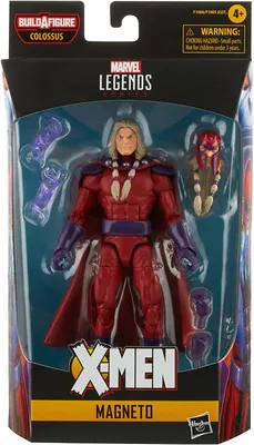 Hasbro Marvel Legends Series 6-inch Scale Action Figure Toy Magneto, Premium Design, 1 Figure, and 5 Accessories