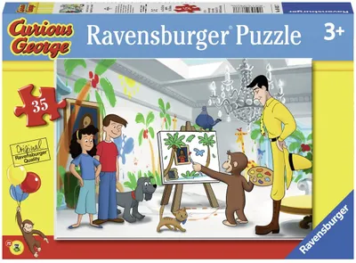 Look Curious George! 35 pcs Puzzle