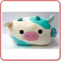 Squishmallows Stackables- 12" Belana the Teal/White Cow