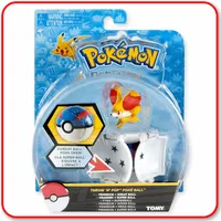 Pokemon Throw 'n' Pop Fennekin & Ultra Ball Action Figure