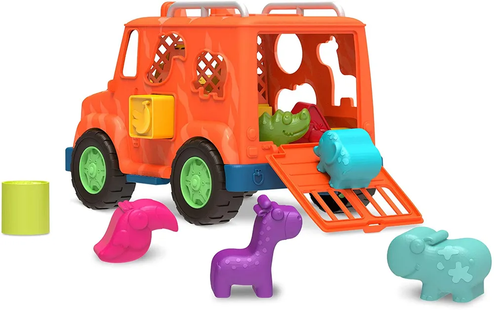 BATTAT - Wonder Wheels Safari Truck Shape Sorter