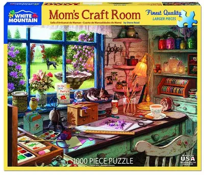 Mom's Craft Room - White Mountain 1000pc