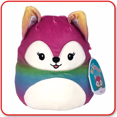 Squishmallows - 7" Xenia the Rainbow Fox