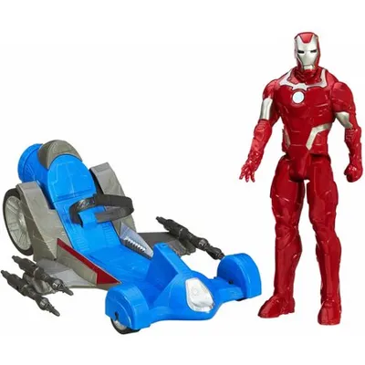 Avengers - Ironman 12" Titan Hero Figure w/ Battle Racer