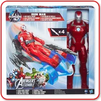 Avengers - Ironman 12" Titan Hero Figure w/ Battle Racer