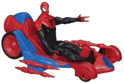 Spiderman - Titan Hero Class Figure with Turbo Racer