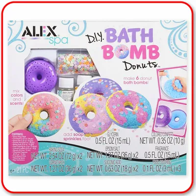 Alex Spa - D.I.Y. Bath Bomb Donuts