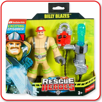 Rescue Heroes - Billy Blazes Figure