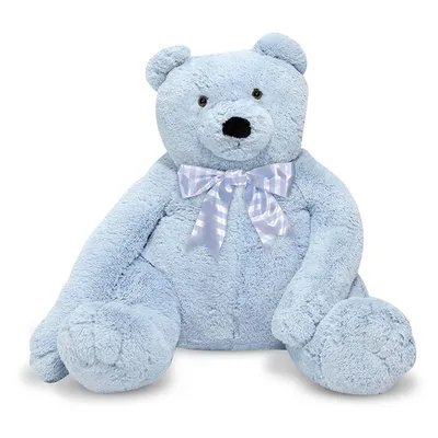 Jumbo Blue Teddy Bear - Plush