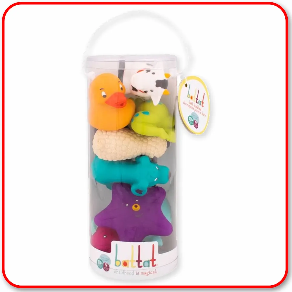 BATTAT - 9 Piece Bath Buddies