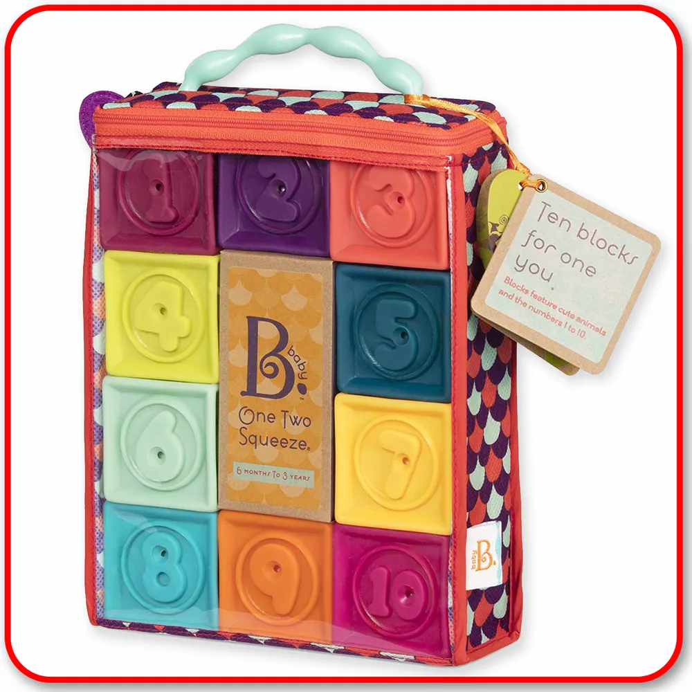 BATTAT - One Two Squeeze Soft Blocks