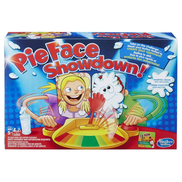 Pie Face Showdown Game  Whipped Cream Fun For All Ages