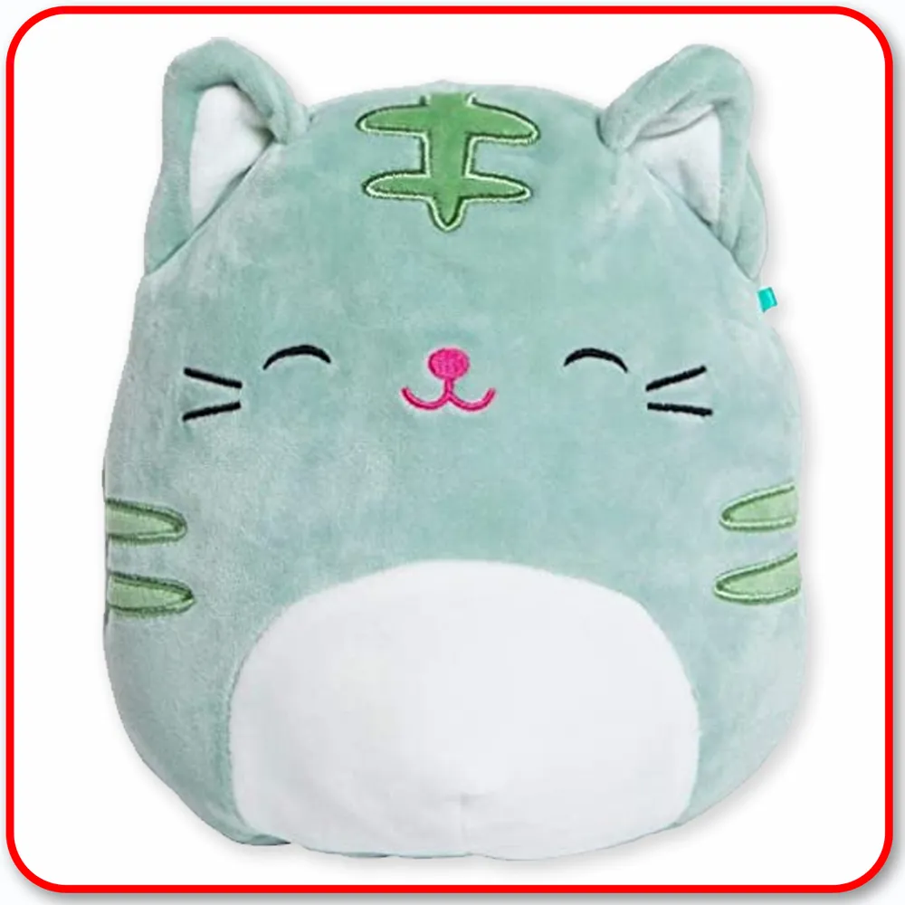 Squishmallows - 12" Chase the Green Tabby Cat