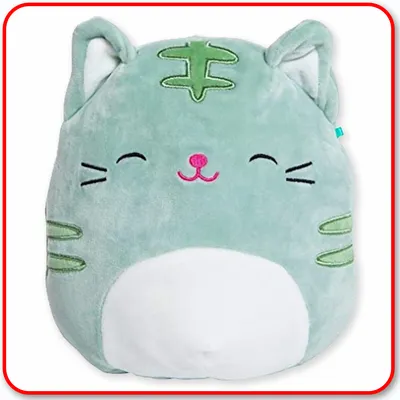 Squishmallows - 12" Chase the Green Tabby Cat