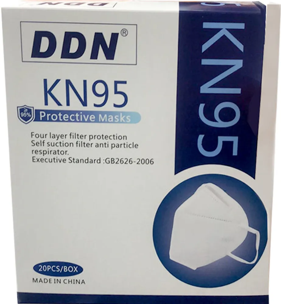 DDN : KN95 - 4 Layer Protective Facial Safety Gear (box of 20pcs - $3.99/pc)