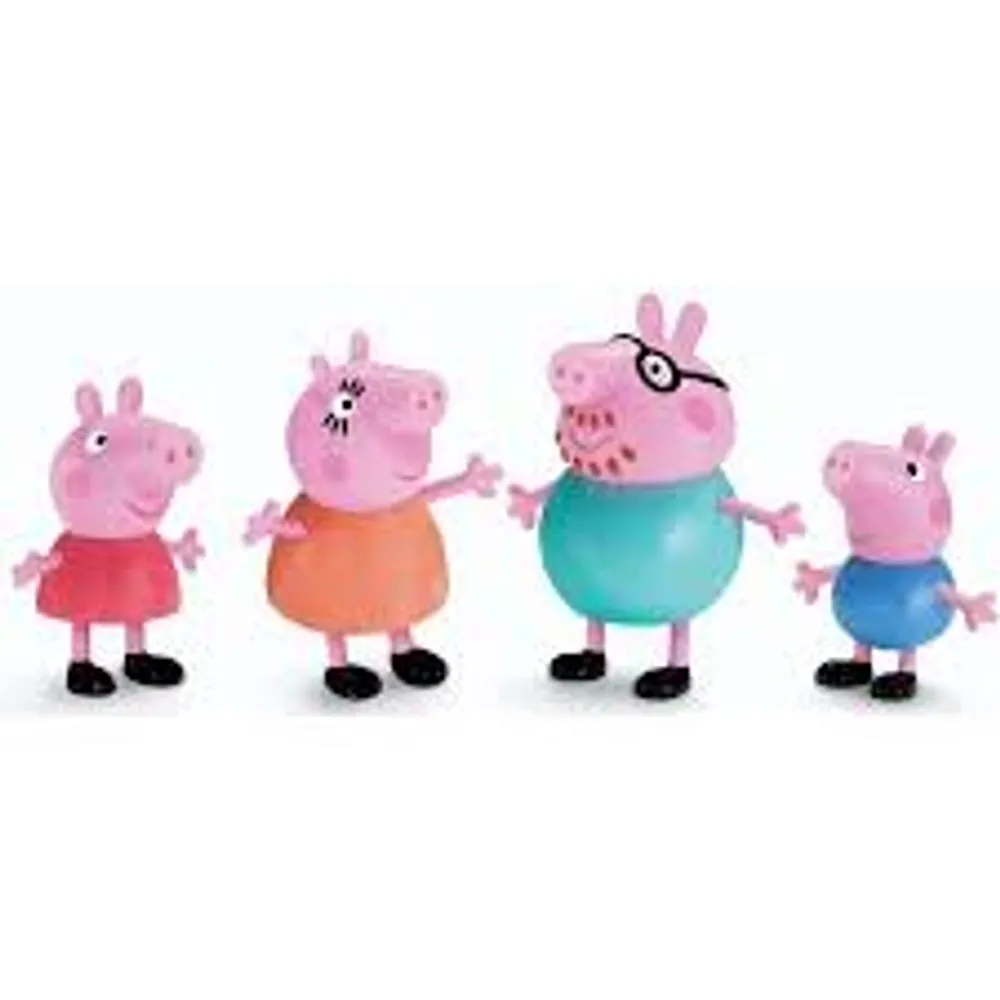 PEPPA PIG AND FAMILY FIGURES 3"