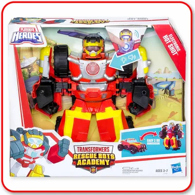 Playskool Heroes Transformers Rescue Bots Academy Electronic Hot Shot