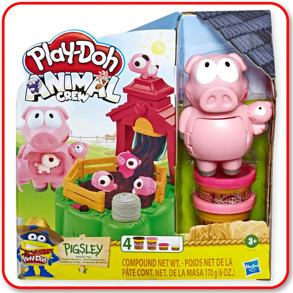 Play-Doh - Animal Crew : Pigsley Splashin' Pigs