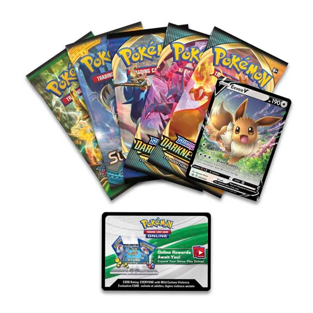 Pokemon CCG - V Powers Tin : Eevee V