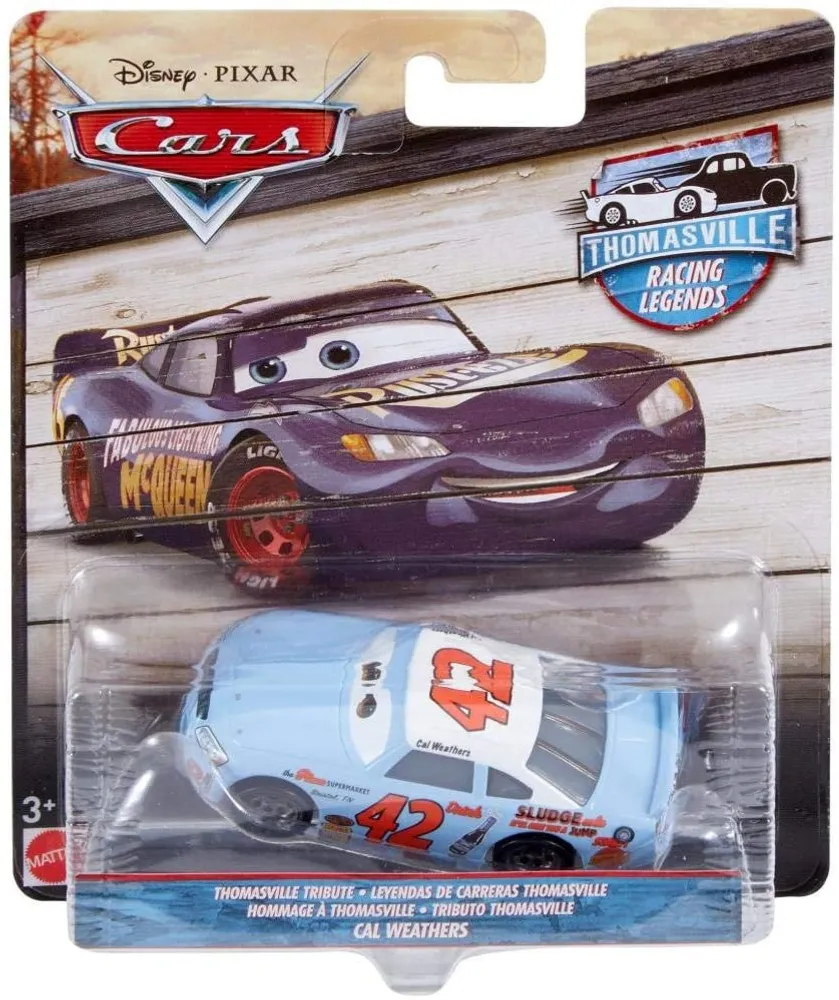 Disney Cars - Thomasville Racing Legends 1:55 Die Cast Car #42 Cal Weathers