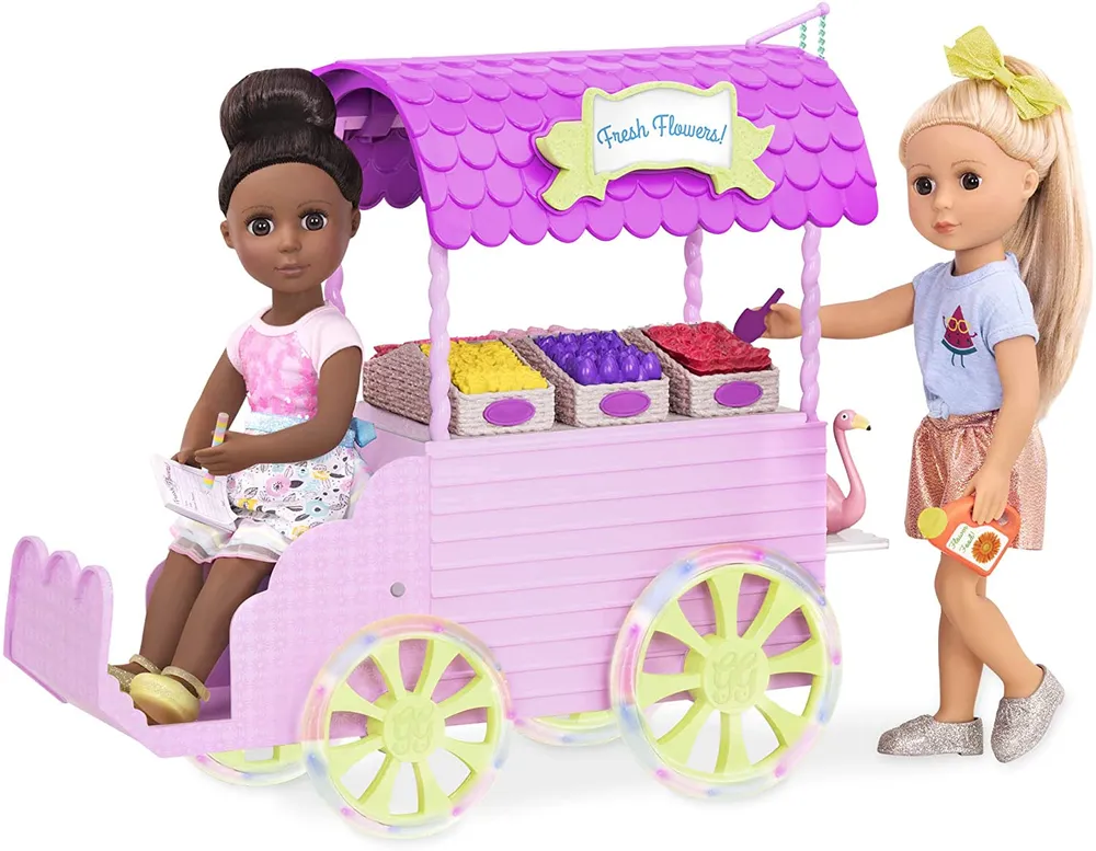 Glitter Girls by Battat – Flower Carriage for 14-inch Dolls - Toys, Clothes and Accessories For Girls 3-Year-Old and Up