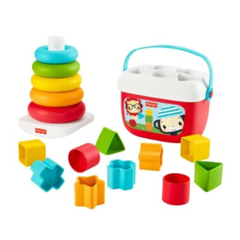 FISHER PRICE - Baby's First Blocks & Rock-a-Stack Set
