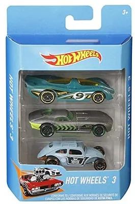 HOT WHEELS CARS 3 PACK STYLES VARY