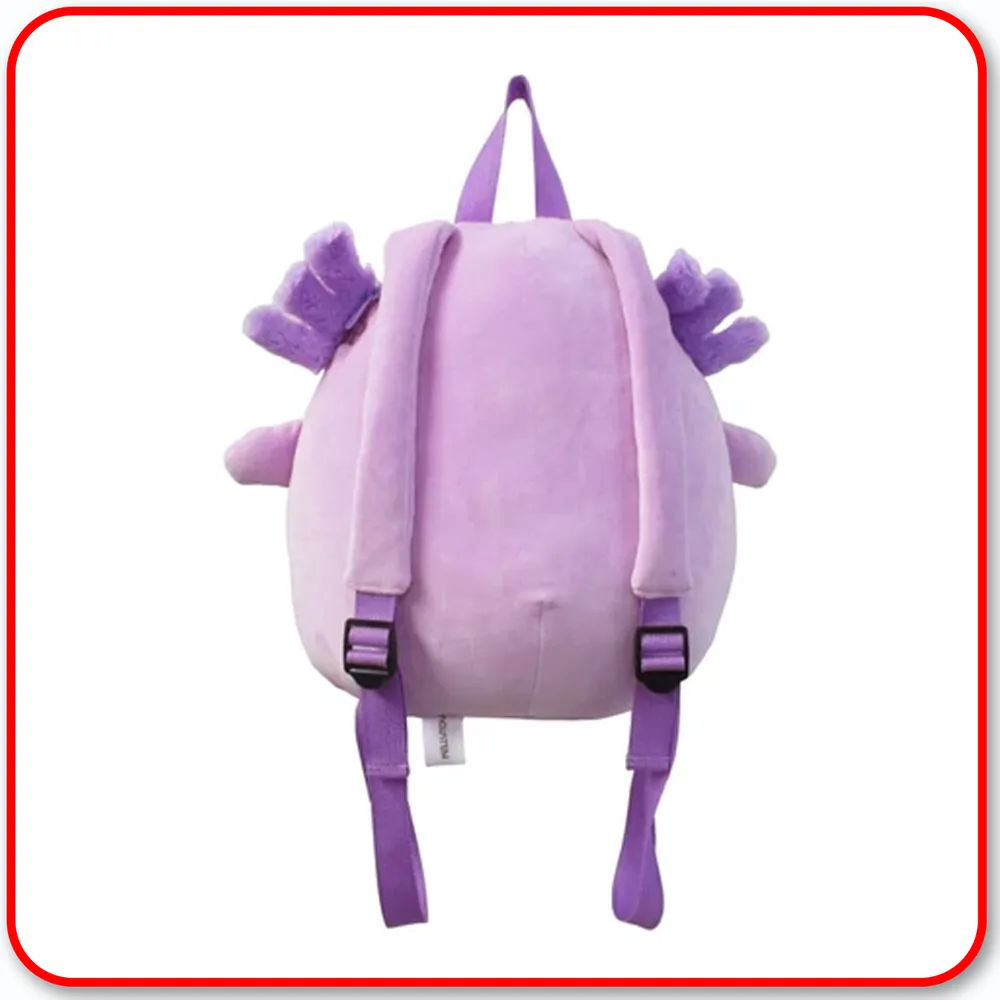 Squishmallows - 12" BACKPACKS Monica the Purple Axolotyl