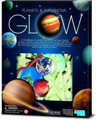 4M - Glow Planets & Supernova Set