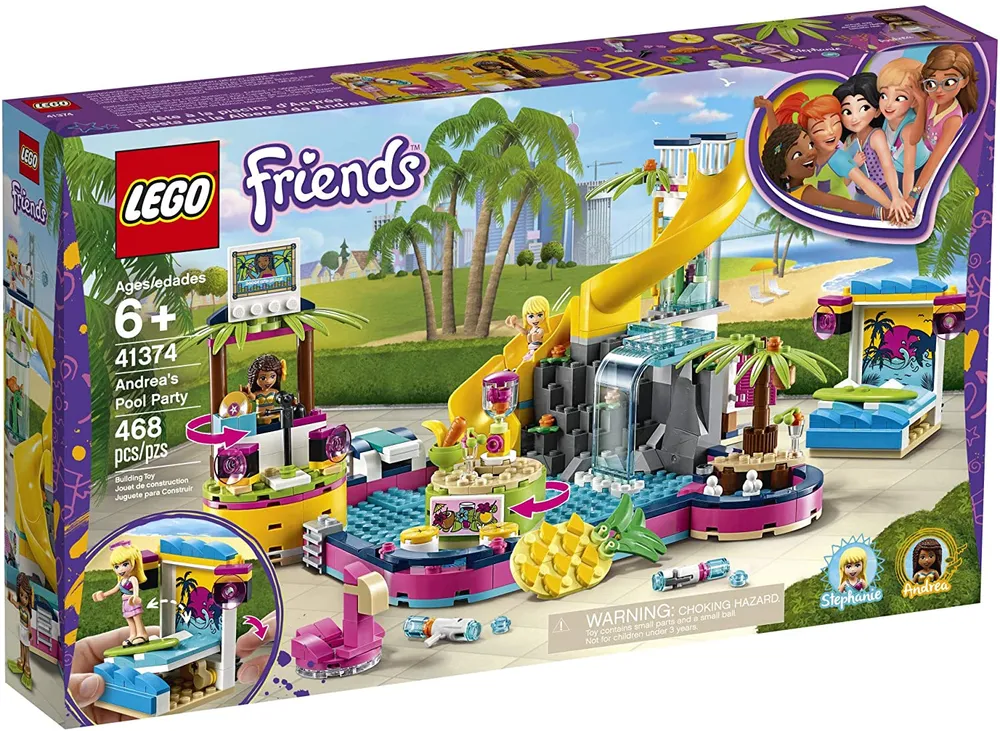 LEGO Friends - Andrea's Pool Party 41374 Building Kit (468 Piece)