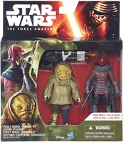 Star Wars: The Force Awakens 3.75 Inch 2 Pack Sidon Ithano and First Mate Quiggold