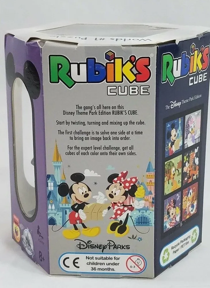 Disney Parks Rubiks Cube Mickey Mouse and Friends Attractions 3"