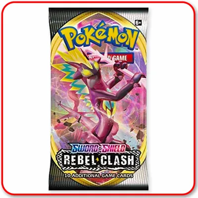 Pokemon CCG - Sword Shield : Rebel Clash 10 Card Booster