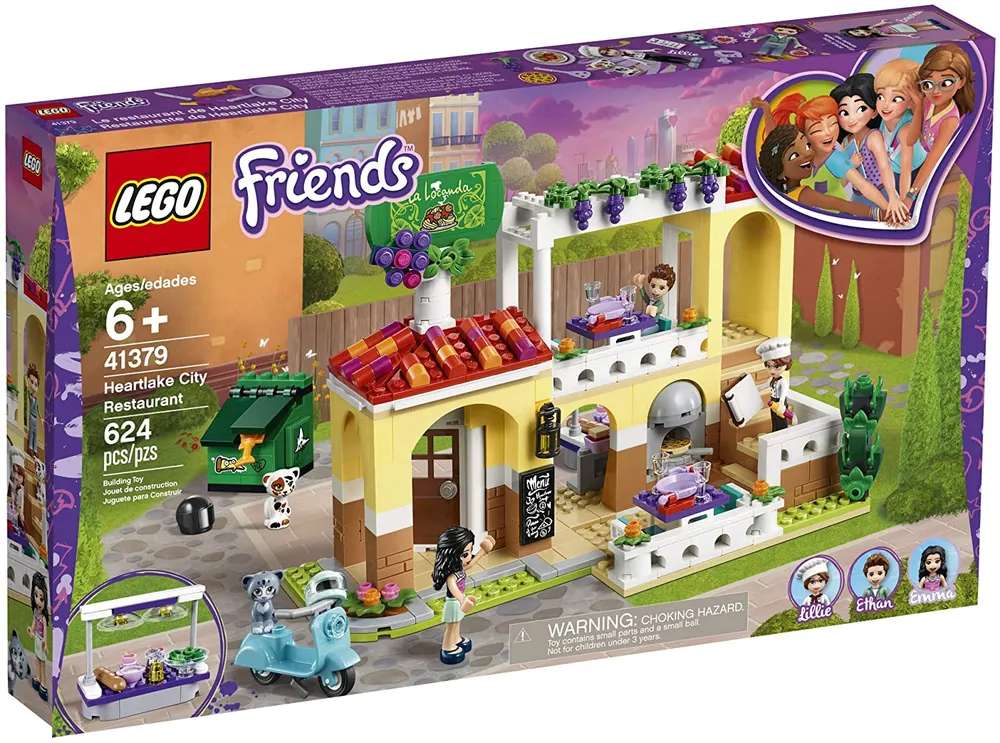 LEGO Friends - Heartlake City Restaurant 41379 Building Kit (624 Piece)