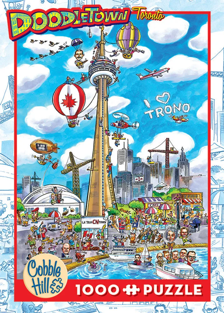 Doodletown: Toronto - Cobble Hill 1000pc Puzzle