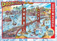 Doodletown: San Francisco - Cobble Hill 1000pc Puzzle