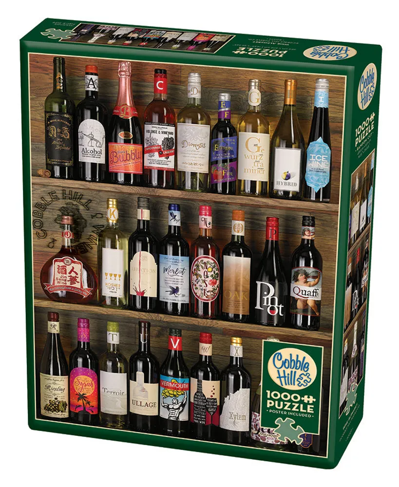 Wine Alphabet - Cobble Hill 1000pc Puzzle