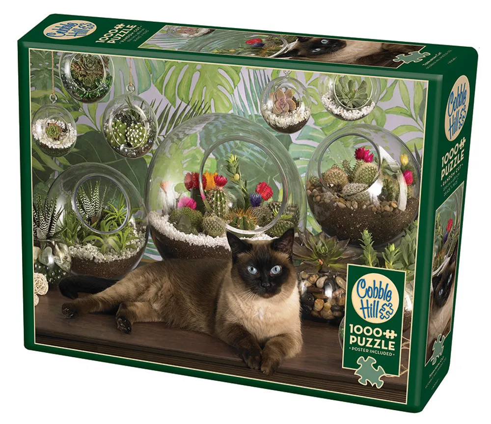 Terrarium Cat - Cobble Hill 1000pc Puzzle