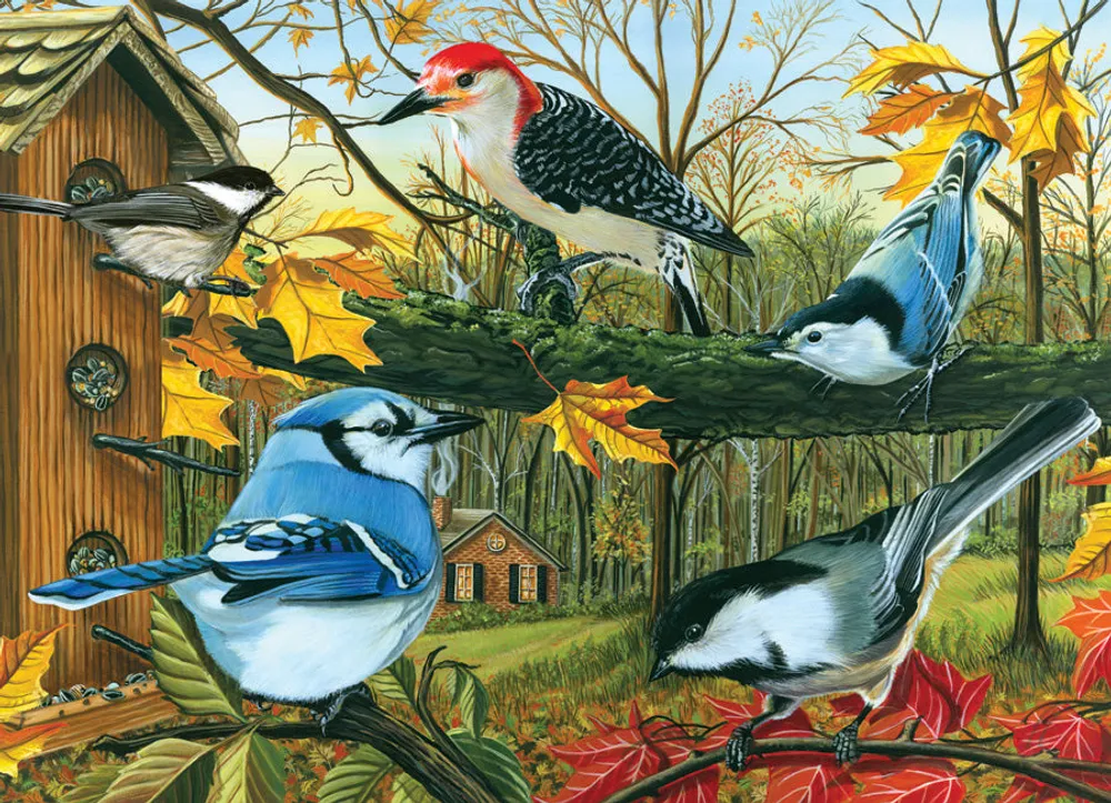 Blue Jay and Friends - Cobble Hill 1000pc Puzzle