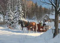 Sugar Shack Horses - Cobble Hill 1000pc Puzzle